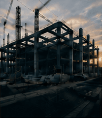 Betonarme yapı şantiyesi